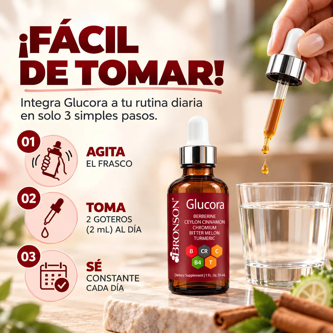Glucora - Controla el azucar en tu sangre sin pastas o inyecciones